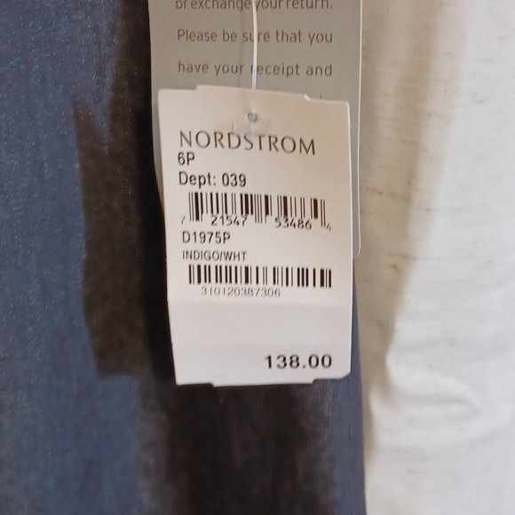 Donna morgan Denim and Eyelet Dress 6P - Picture 3 of 5